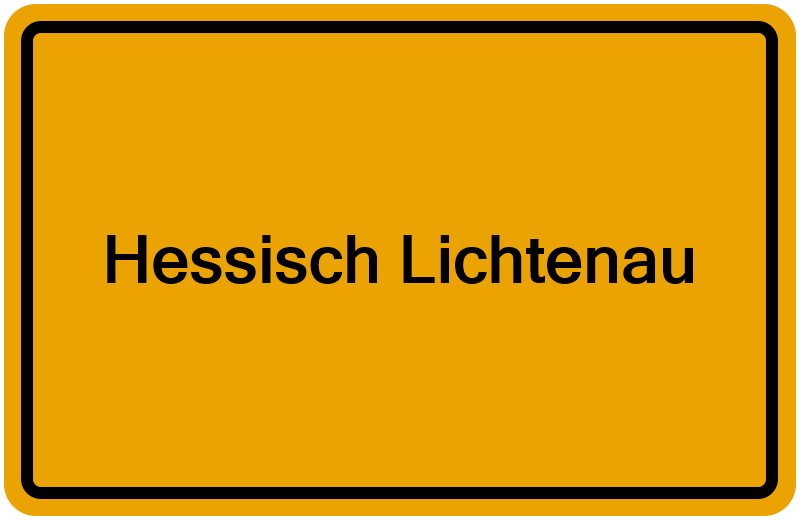 Handelsregister Hessisch Lichtenau
